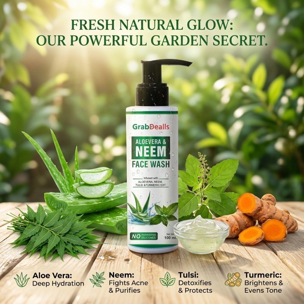 ALOEVERA & NEEM FACE WASH